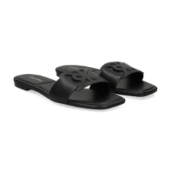 CALVIN KLEIN Sandalias planas de Mujer HW0HW03128 0GJ TRIPLE NEGR