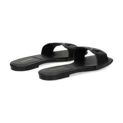 CALVIN KLEIN Sandalias planas de Mujer HW0HW03128 0GJ TRIPLE NEGR