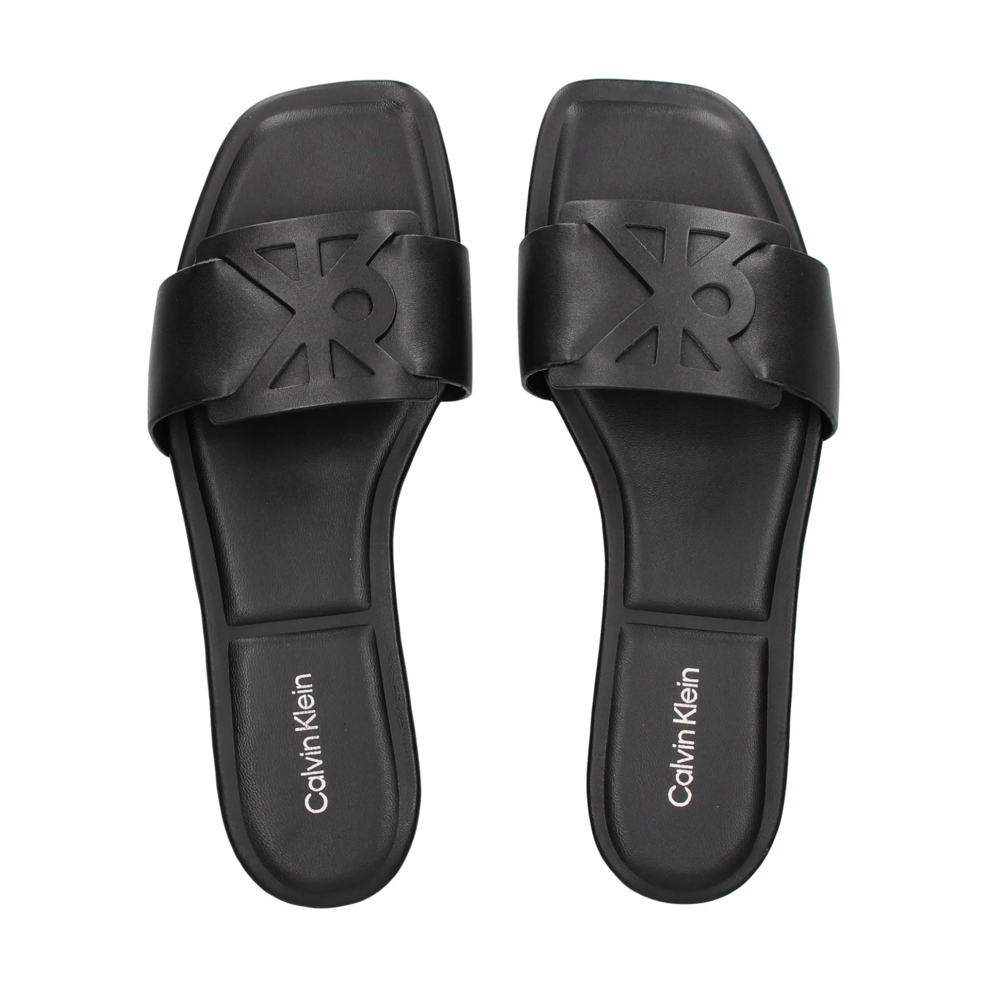 CALVIN KLEIN Sandalias planas de Mujer HW0HW03128 0GJ TRIPLE NEGR