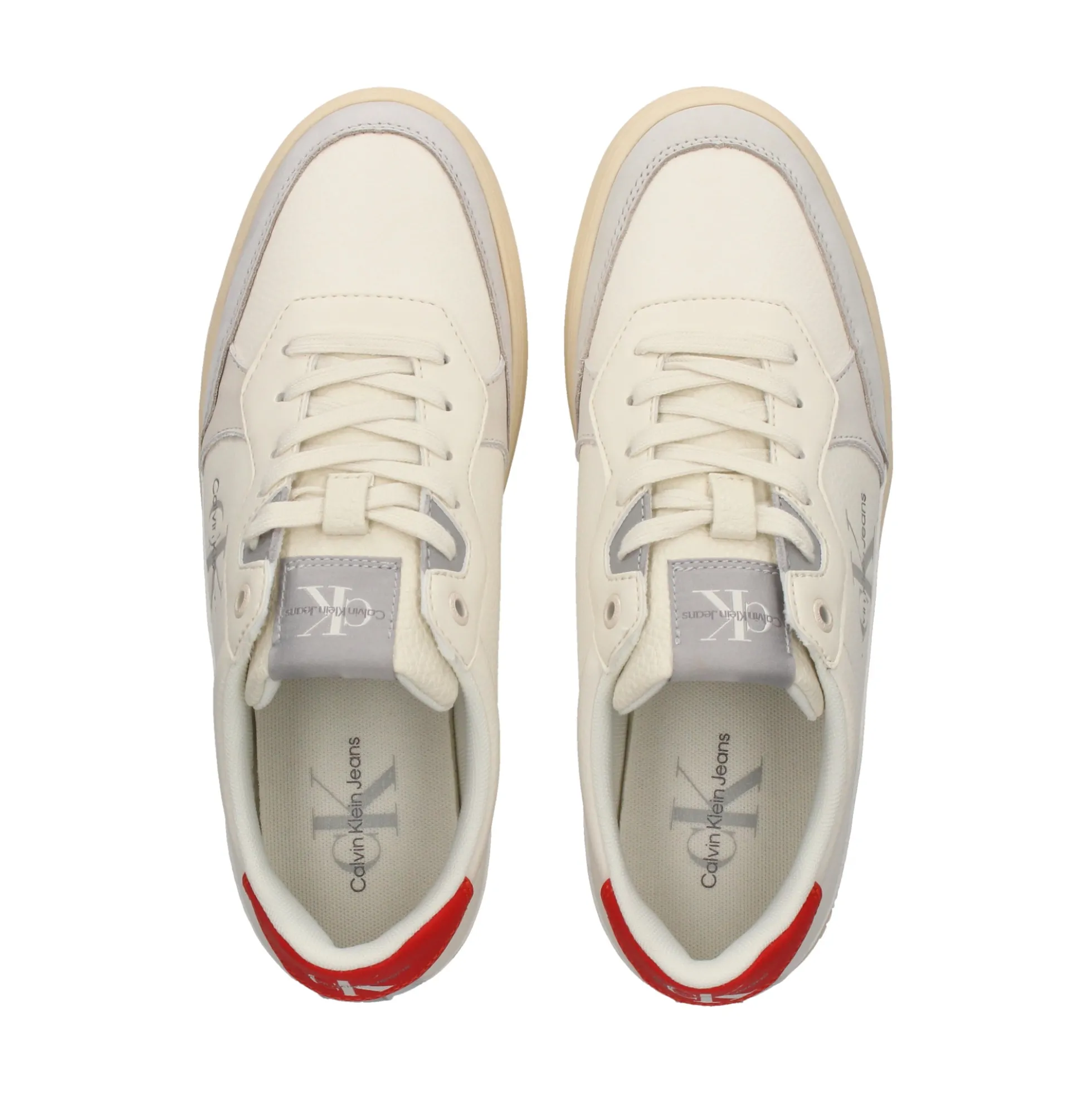 CALVIN KLEIN Zapatillas de Hombre YM0YM00885 0GC CREAMY WHIT