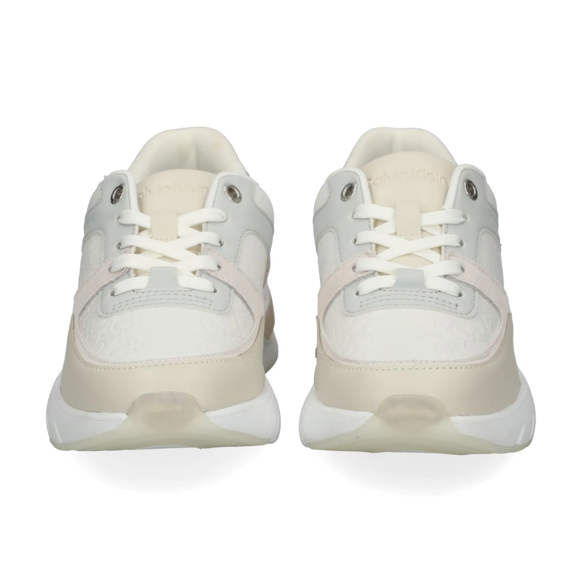 CALVIN KLEIN Zapatillas de Mujer HW0HW01869 0F9 DK ECRU/WHI