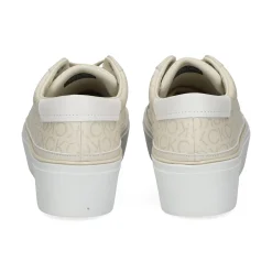 CALVIN KLEIN Zapatillas de Mujer HW0HW01670 0LD DK ECRU MON