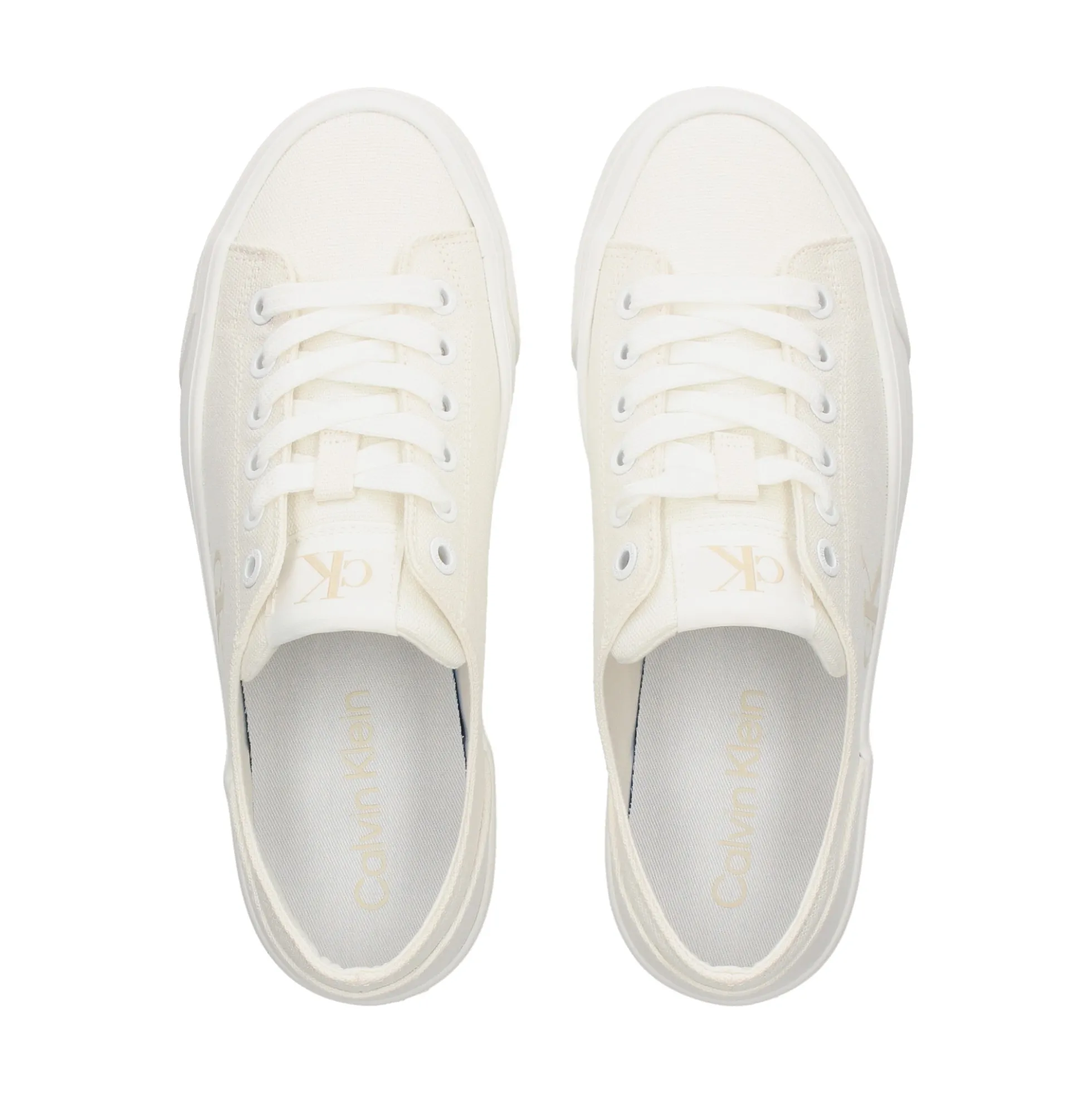 CALVIN KLEIN Zapatillas de Mujer YW0YW01763 01W TRIPLE BLAN