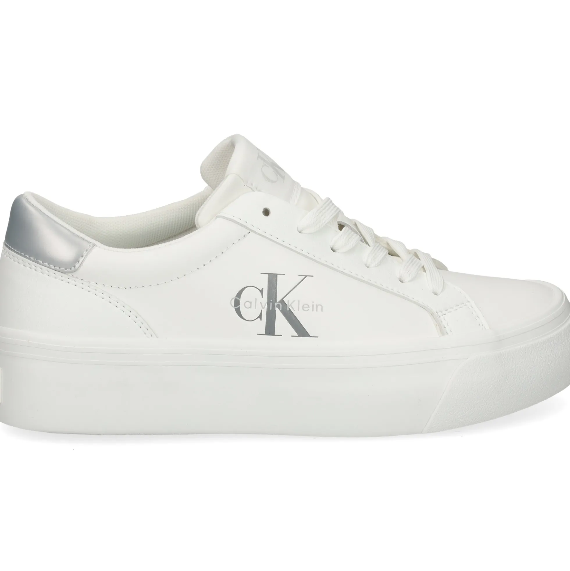 CALVIN KLEIN Zapatillas de Mujer YW0YW01877 02R BLANCO BRIL