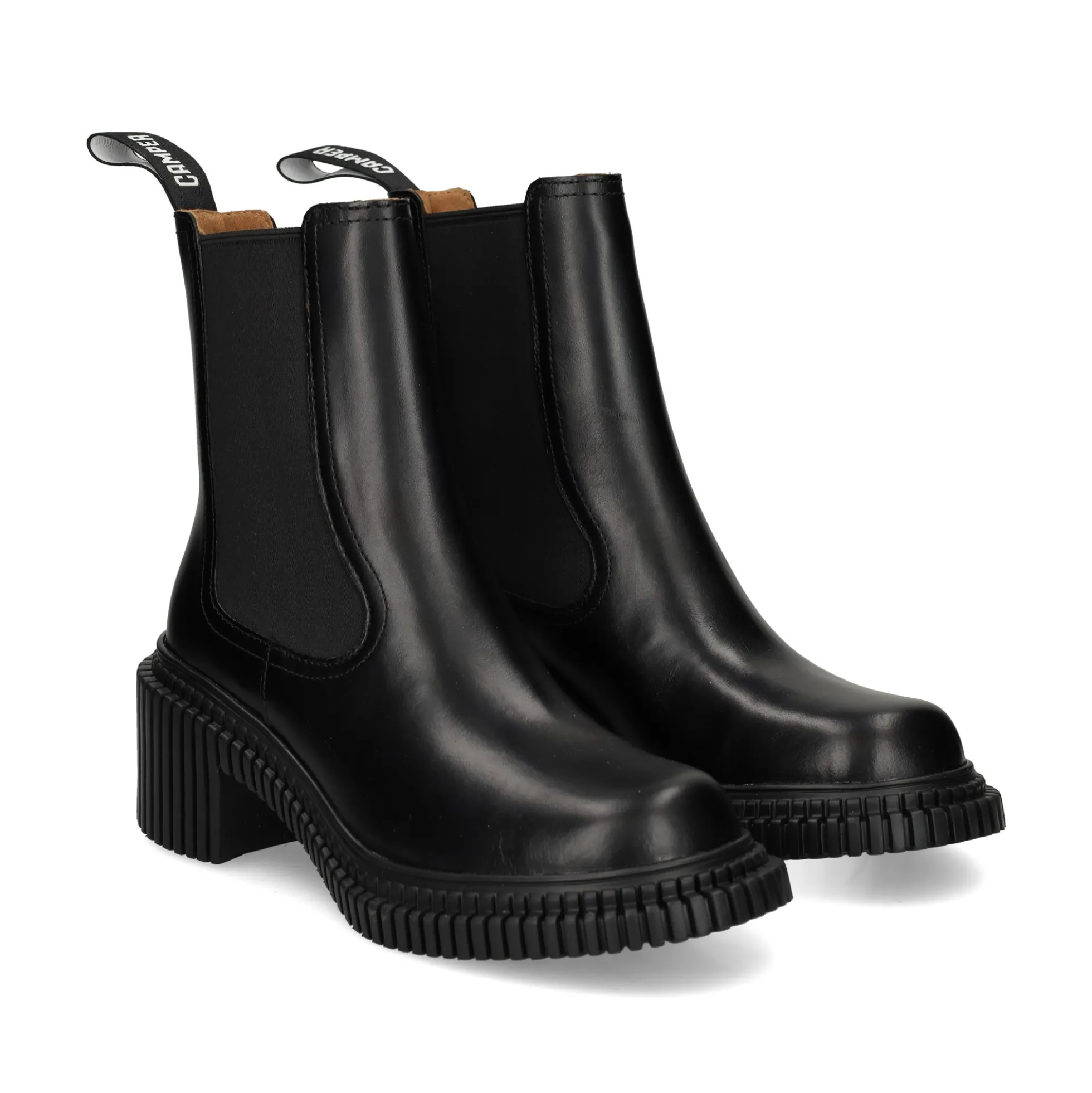 CAMPER Botines con tacón de Mujer K400803 001 NEGRO