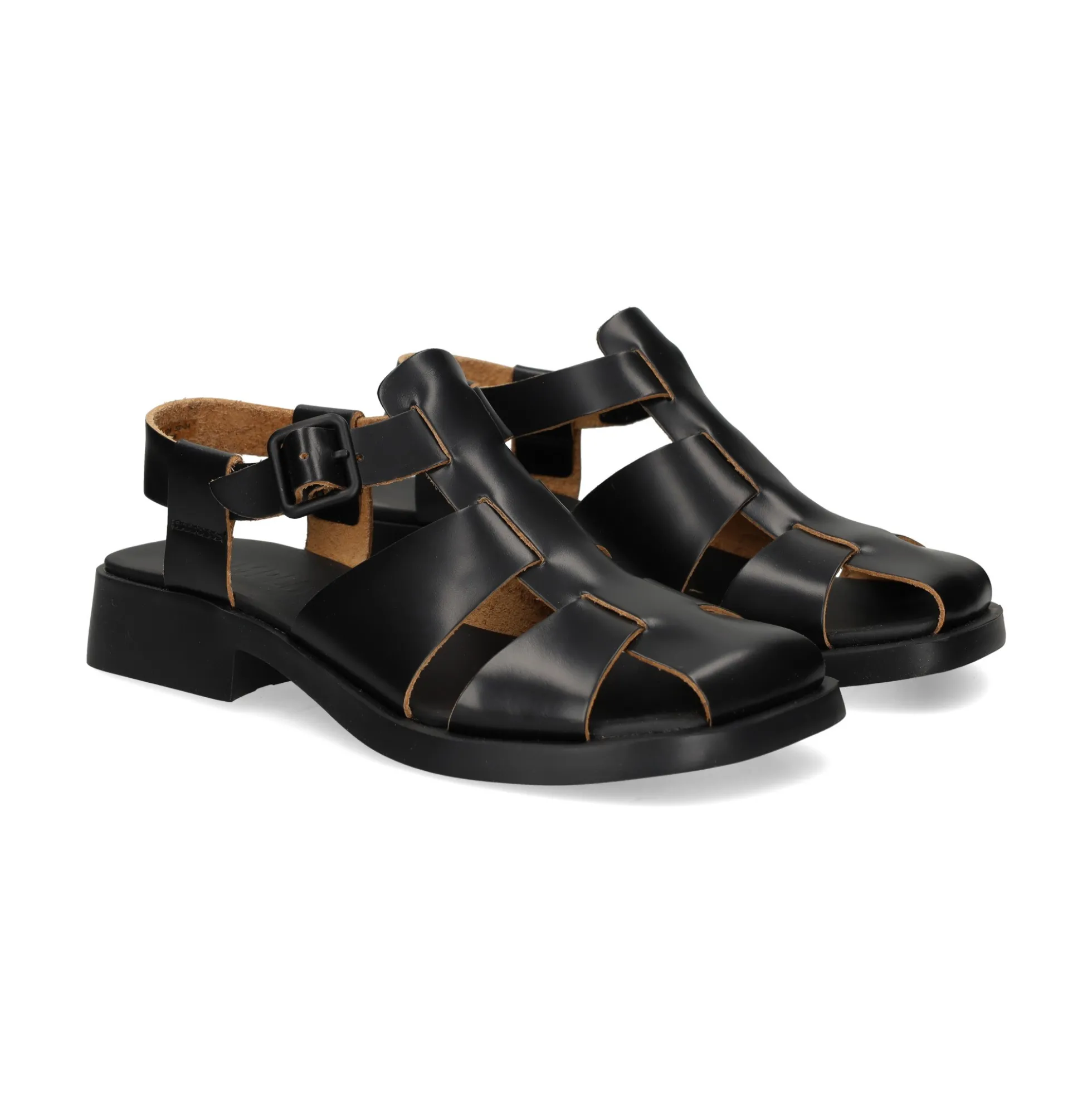 CAMPER Sandalias planas de Mujer K201489 001 NEGRO
