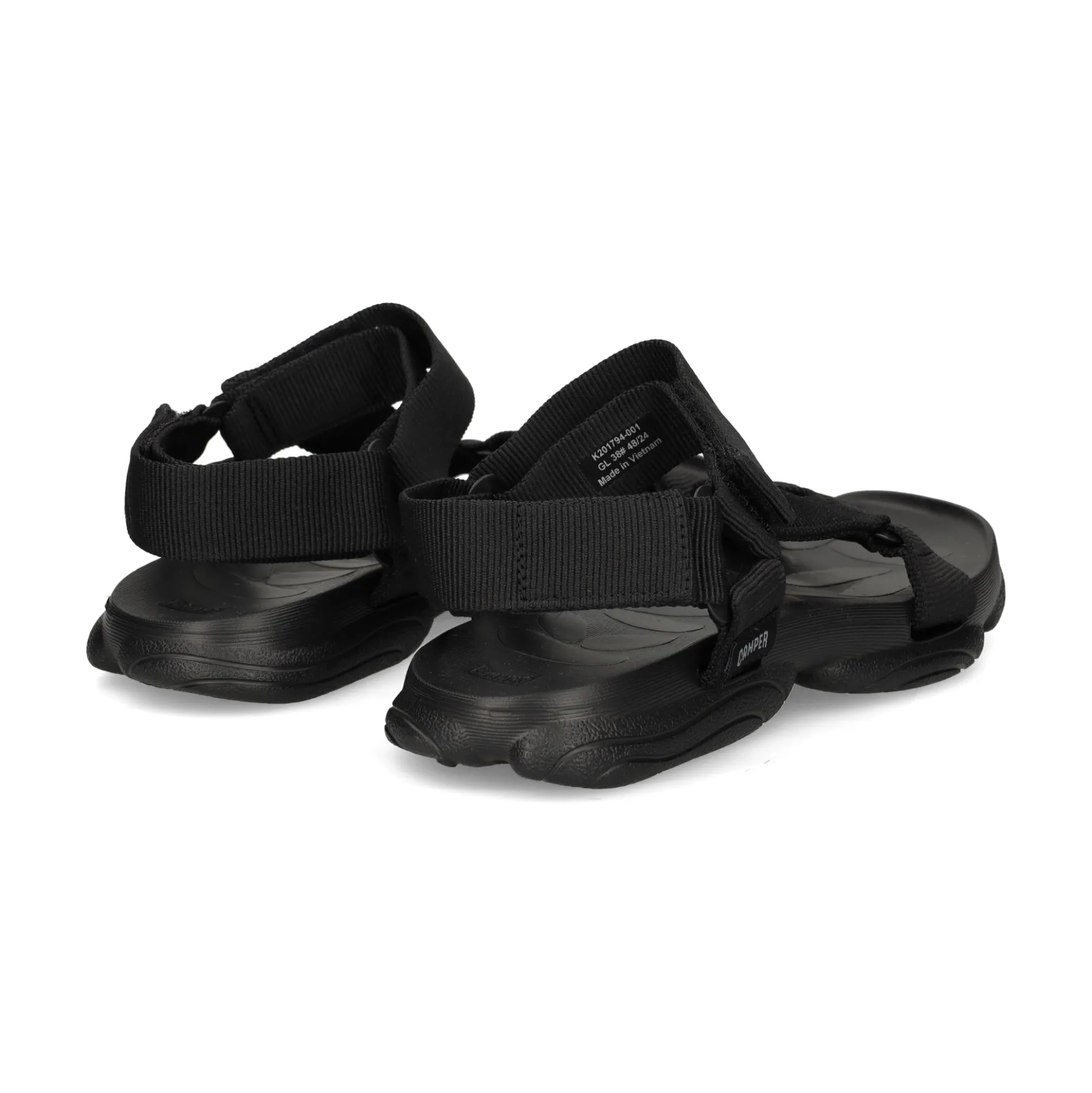 CAMPER Sandalias planas de Mujer K201794 001 NEGRO