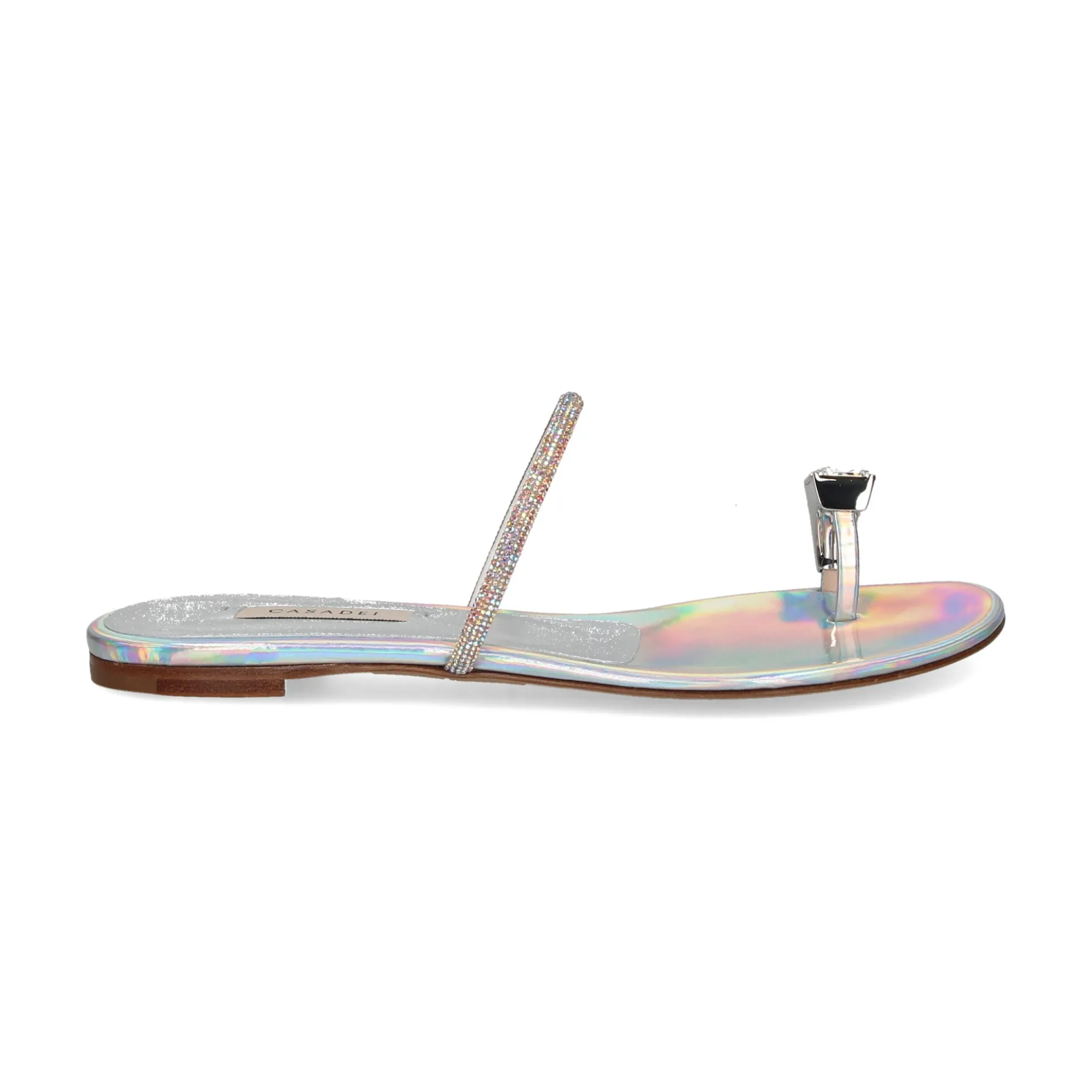 CASADEI Sandalias planas de Mujer 1N215V0001C2032 9700 ARGENTO