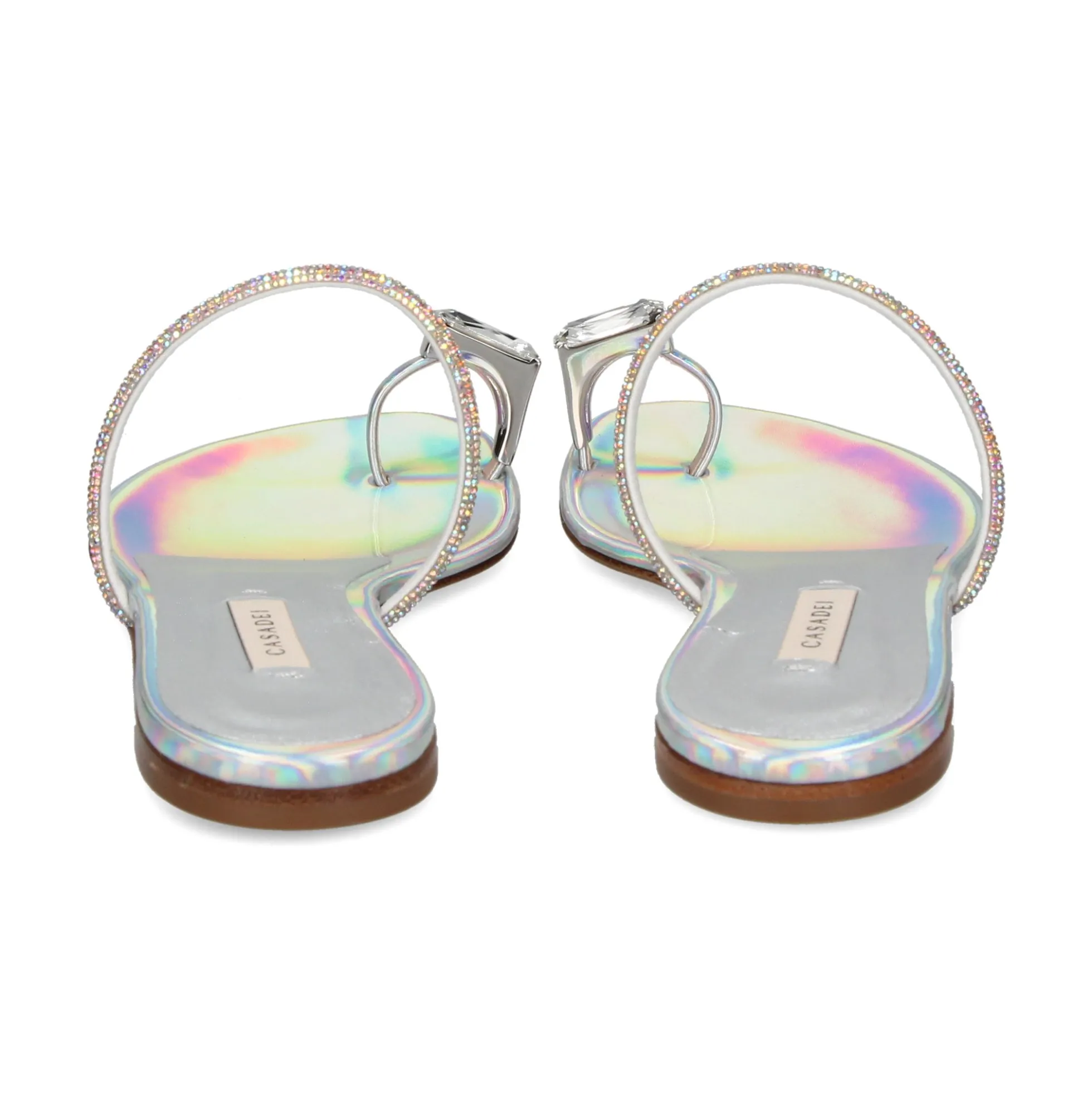 CASADEI Sandalias planas de Mujer 1N215V0001C2032 9700 ARGENTO