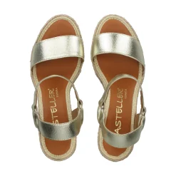CASTELLER Sandalias cuña de Mujer 49-21-562 PLATINO