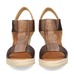 CASTELLER Sandalias cuña de Mujer 49-21-892 BRONCE