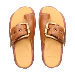 4CCCCEES Sandalias con plataforma de Mujer MELLOW GLOW oak