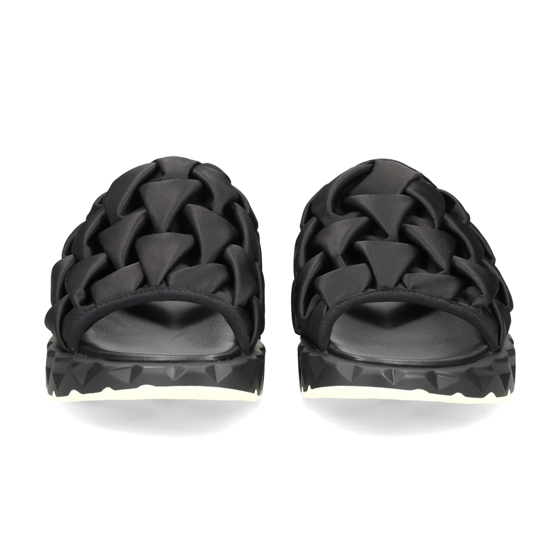 4CCCCEES Sandalias con plataforma de Mujer JABARA AMOR NEGRO