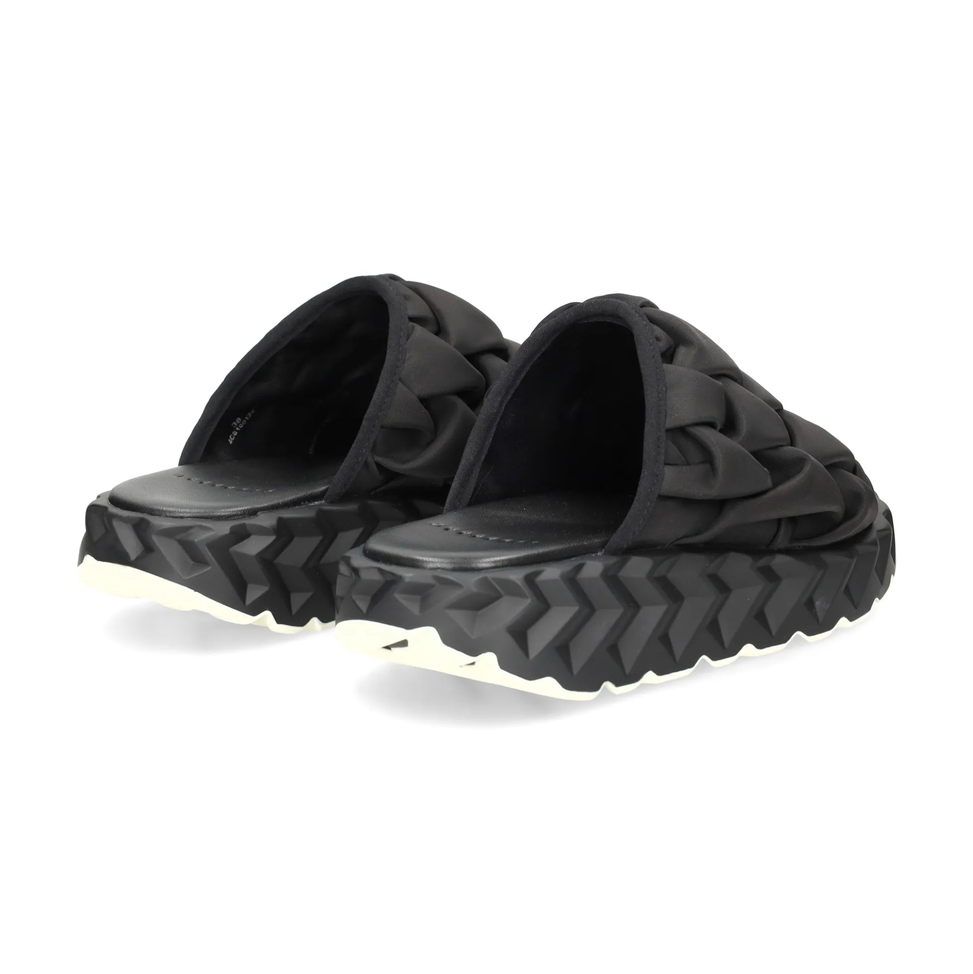 4CCCCEES Sandalias con plataforma de Mujer JABARA AMOR NEGRO