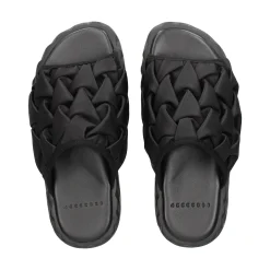 4CCCCEES Sandalias con plataforma de Mujer JABARA AMOR NEGRO
