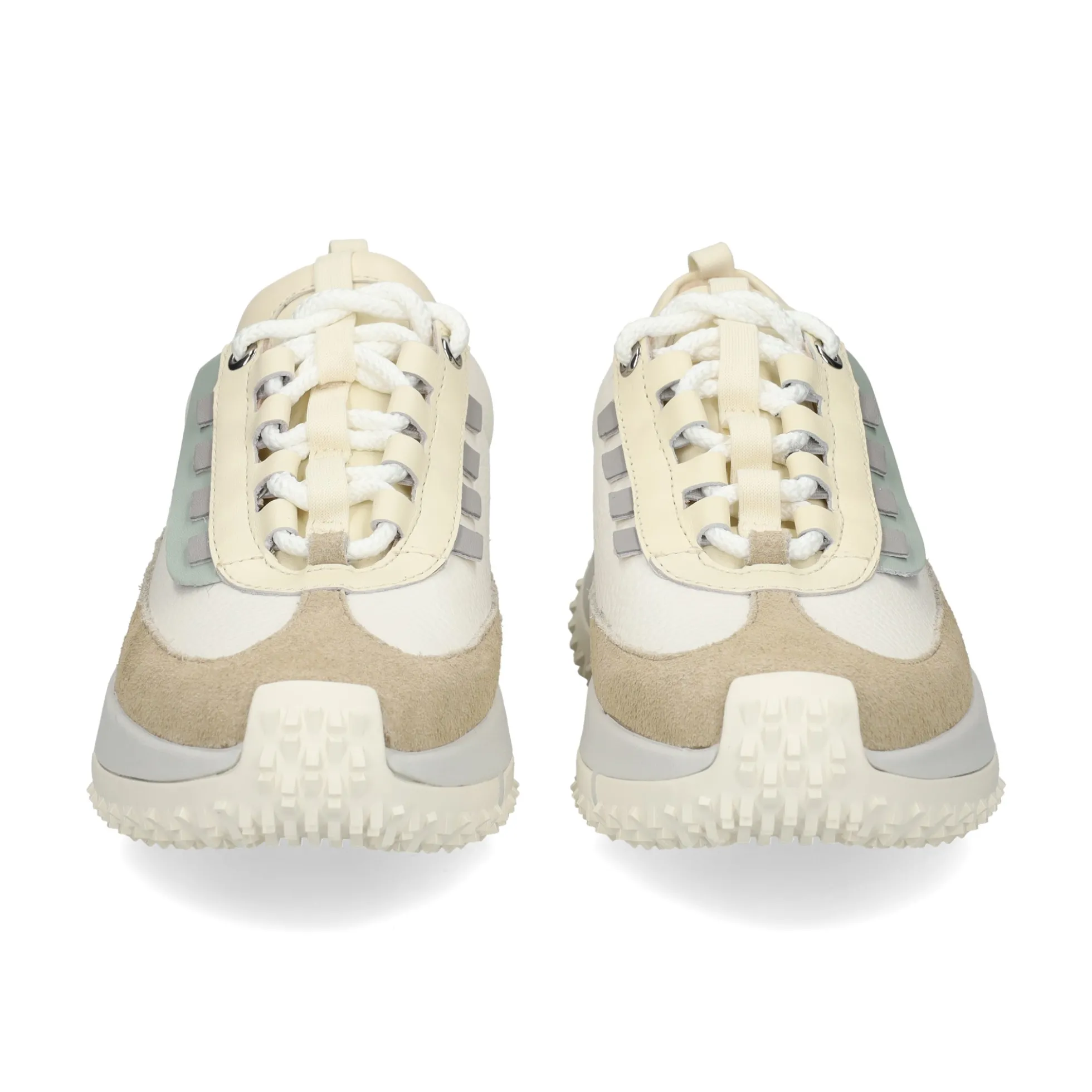 4CCCCEES Zapatillas de Mujer KAPOK PINTO BLANCO