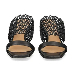 CHANTAL Sandalias con tacón de Mujer 2619 NEGRO