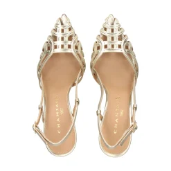 CHANTAL Zapatos de tacón alto 1987 PLATINO