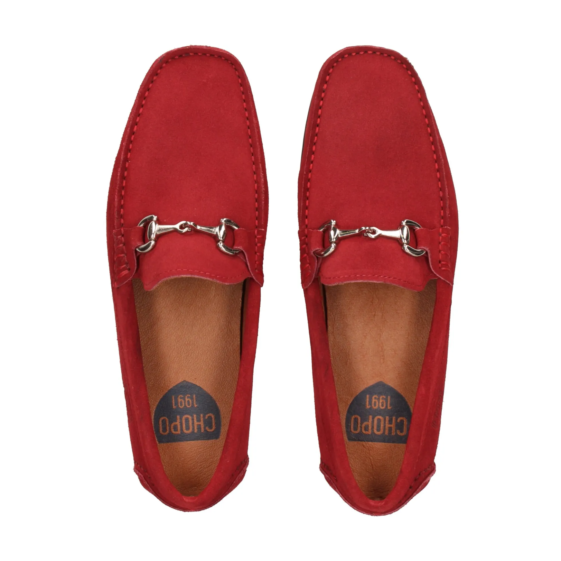 CHOPO Mocasines de Hombre 7709 ROJO