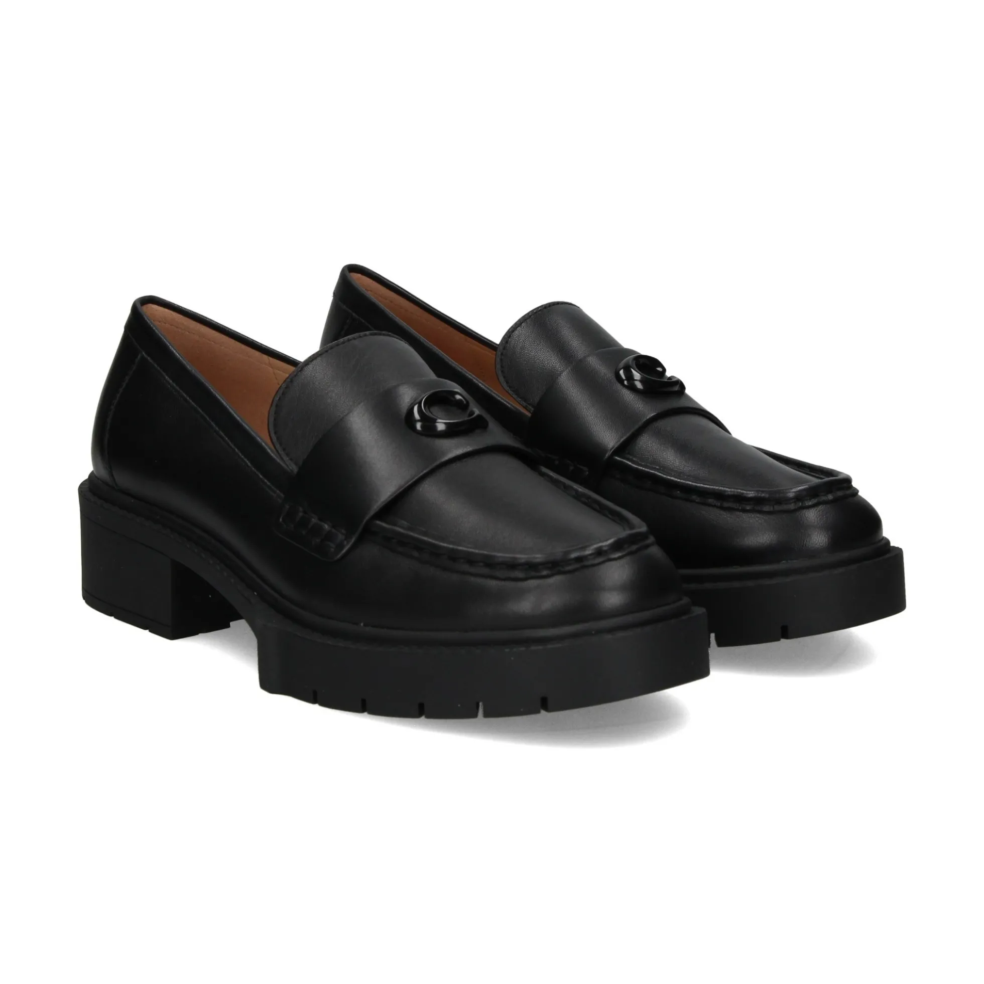 COACH Mocasines de Mujer CB990 NEGRO