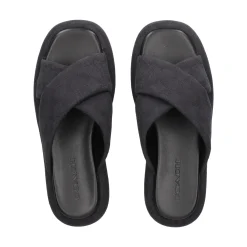 COACH Sandalias con plataforma de Mujer CAS84 NEGRO