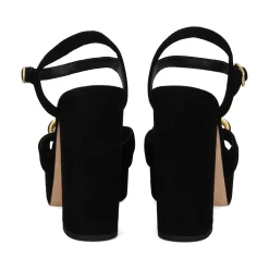 COACH Sandalias con plataforma de Mujer CK007 NEGRO