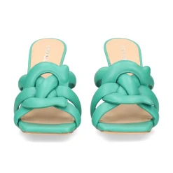 COACH Sandalias con tacón de Mujer C8985 bright green