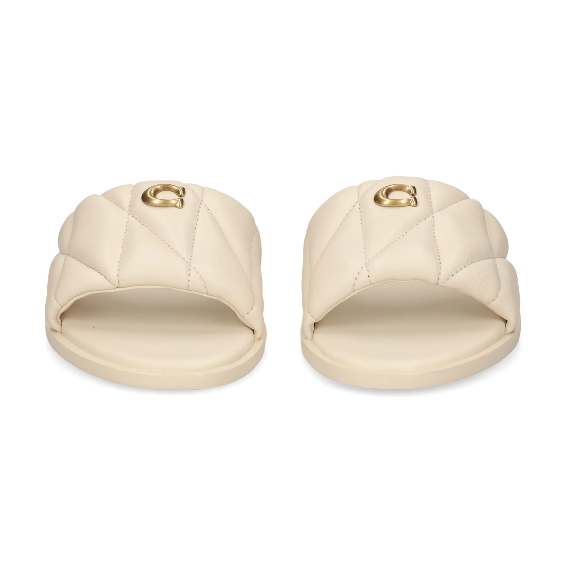 COACH Sandalias planas de Mujer CCM04 CHALK