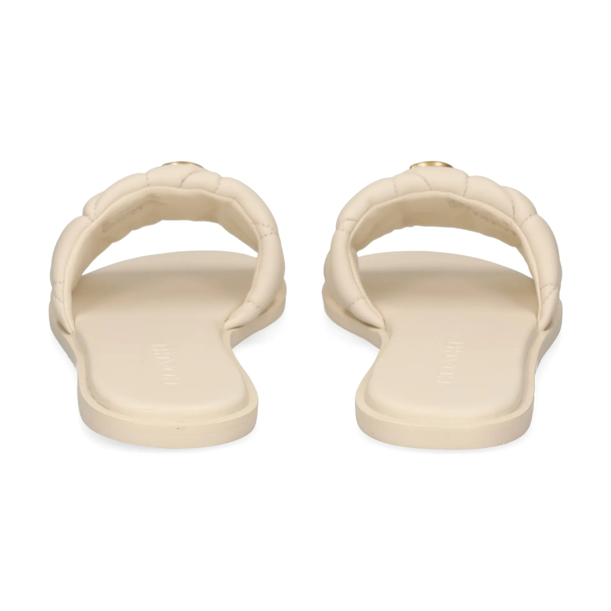 COACH Sandalias planas de Mujer CCM04 CHALK