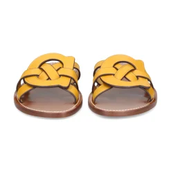 COACH Sandalias planas de Mujer CI222 yellow gold