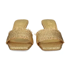 CULT GAIA Sandalias con tacón de Mujer SD3266RF2984 ORO