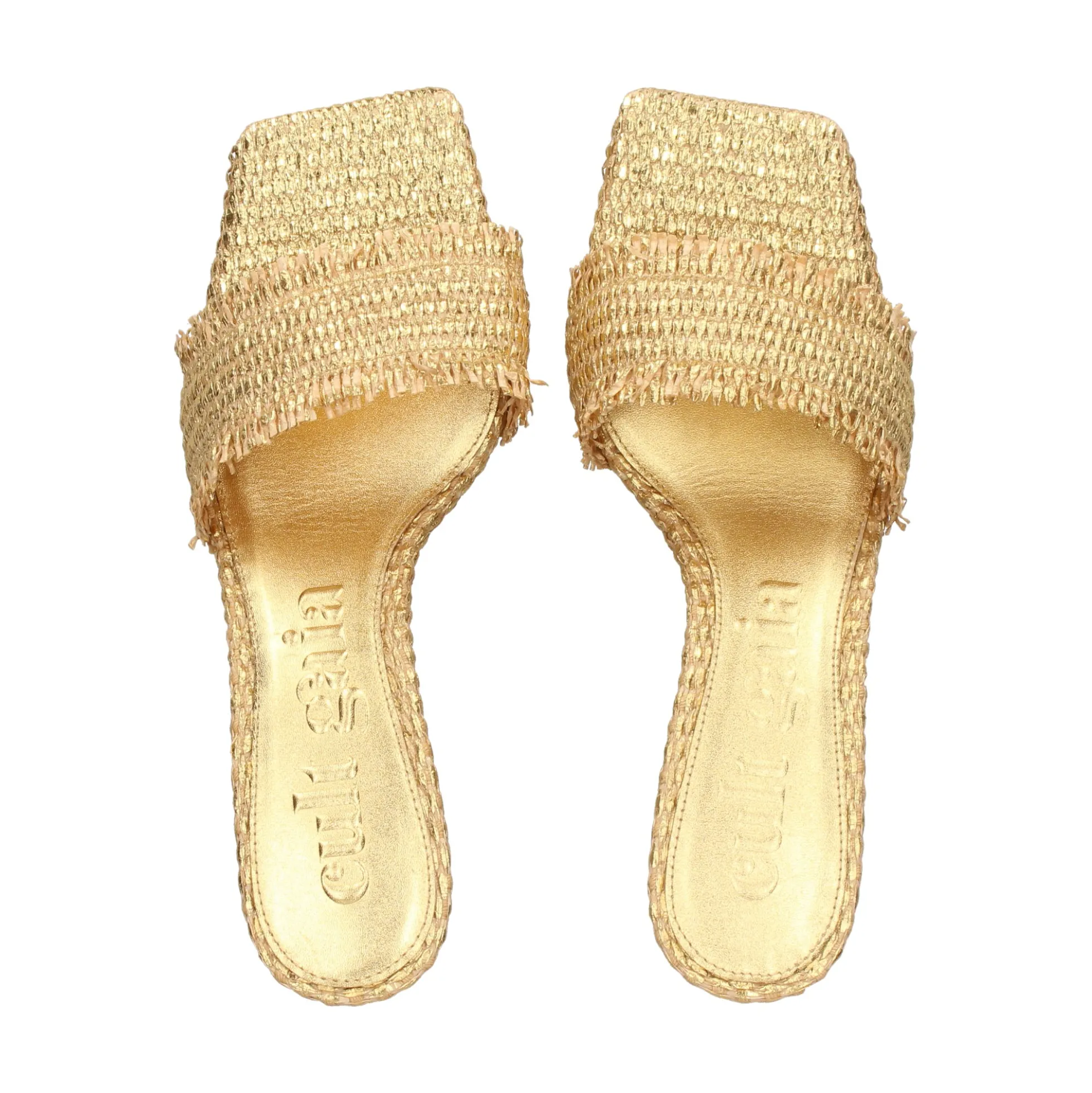 CULT GAIA Sandalias con tacón de Mujer SD3266RF2984 ORO