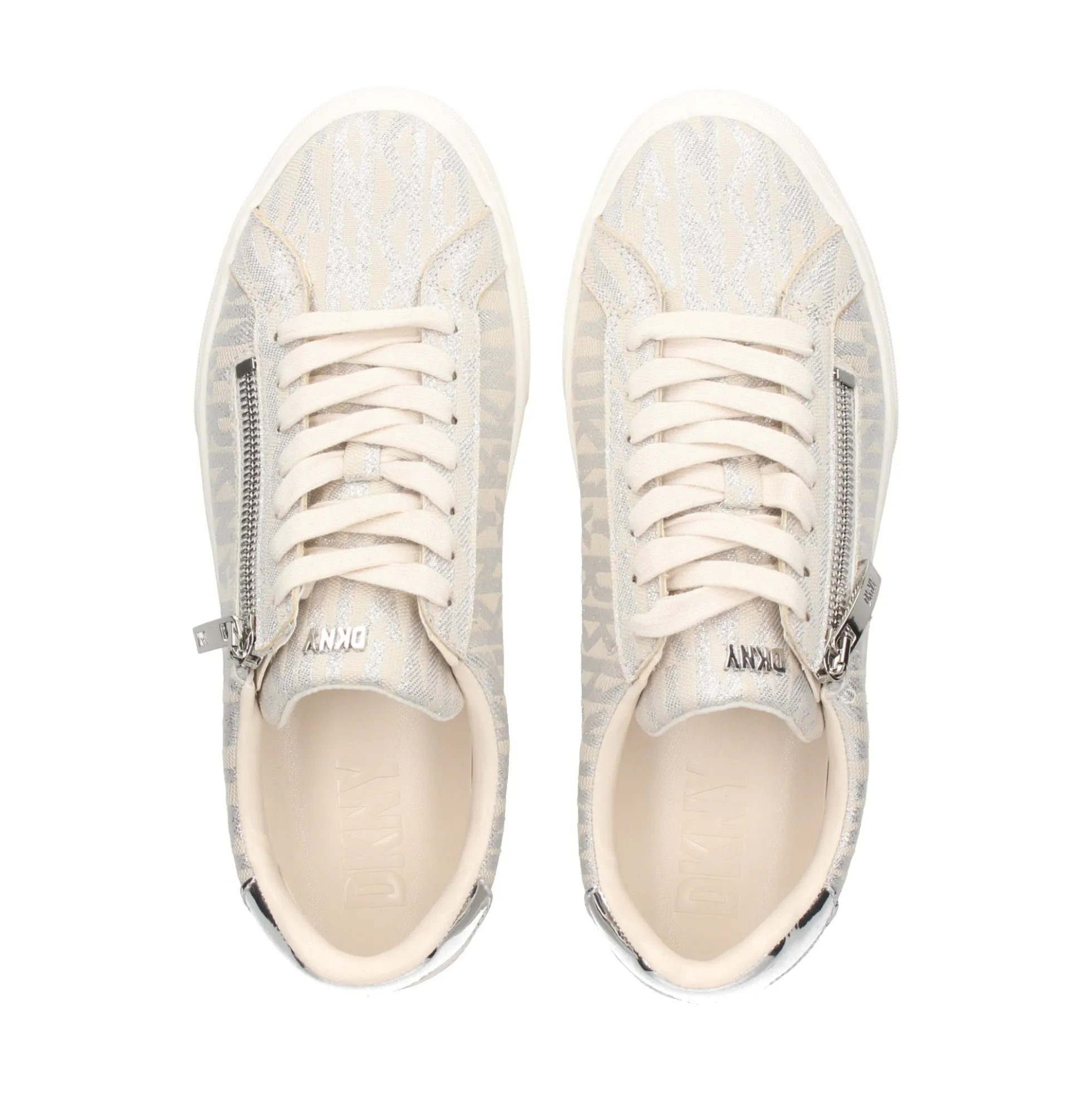 DKNY Zapatillas de Mujer K1326520 CUU SILVER/EGGN