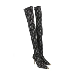 ELISABETTA FRANCHI Botas con tacón de Mujer SA33L36E2 110 NEGRO