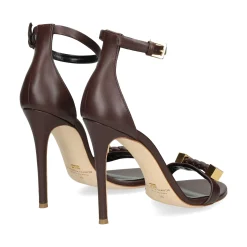 ELISABETTA FRANCHI Sandalias con tacón de Mujer SA12L61E2 644 CACAO