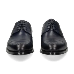 EMIREY Zapatos de vestir de Hombre E-504 AZUL