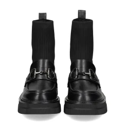 EXE Botines con tacón de Mujer B079-H227 NEGRO