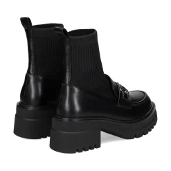 EXE Botines con tacón de Mujer B079-H227 NEGRO