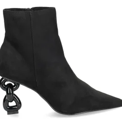 EXE Botines con tacón de Mujer SAMANTHA-810 NEGRO
