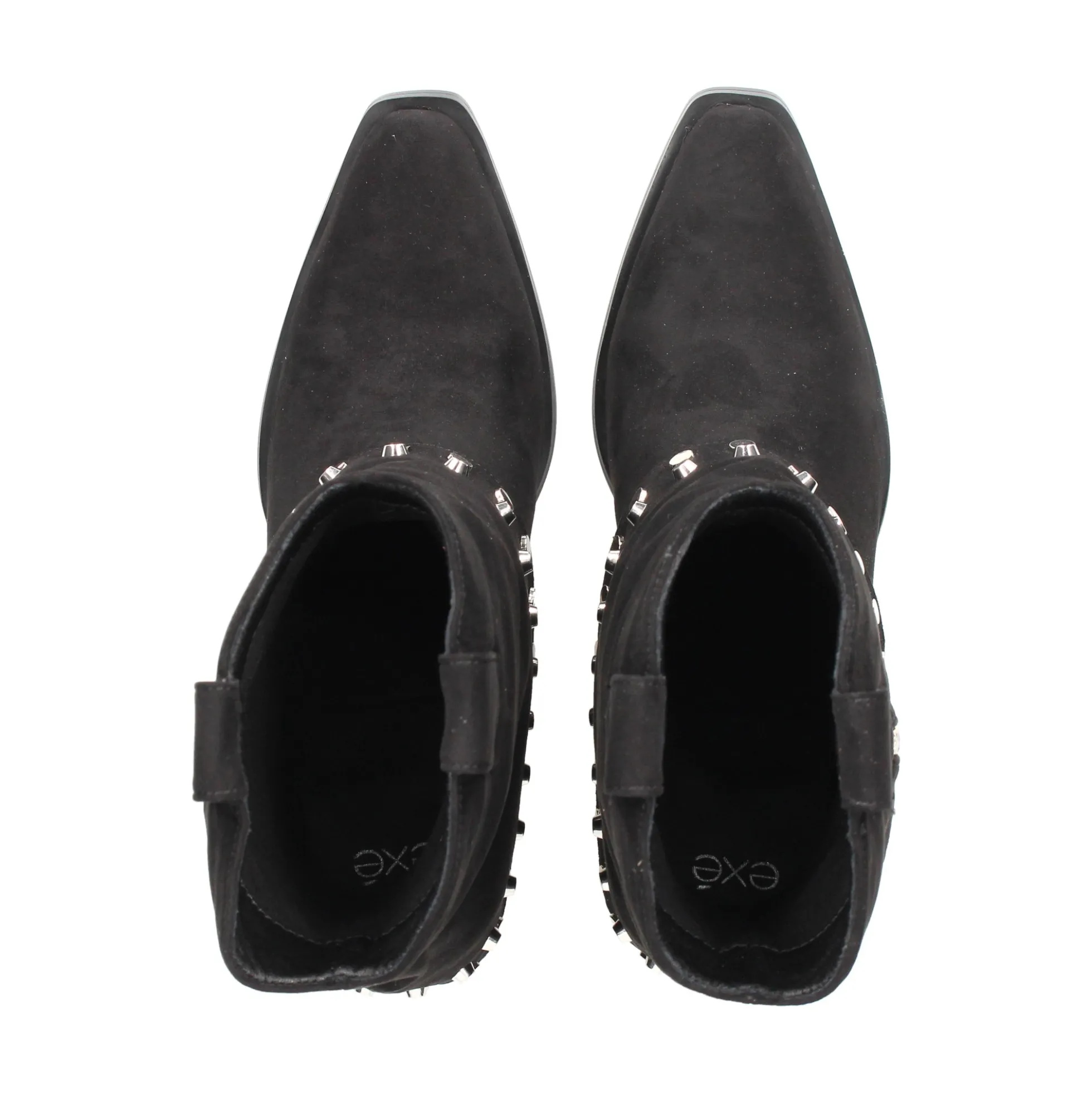 EXE Botines con tacón de Mujer 2153-2323 NEGRO