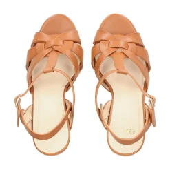 EXE Sandalias con plataforma de Mujer OPHELIA-907 TAN