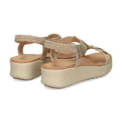 EXE Sandalias con plataforma de Mujer BZX23170-R3 ORO
