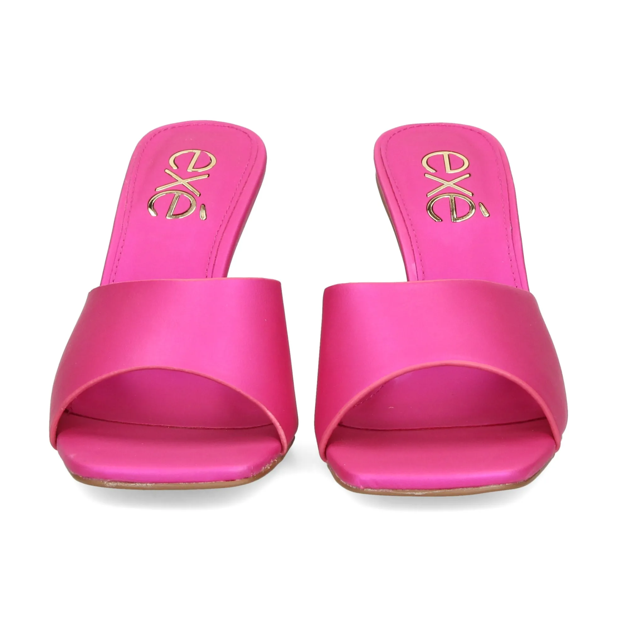 EXE Sandalias con tacón de Mujer LILIAN-160 604 FUCSIA