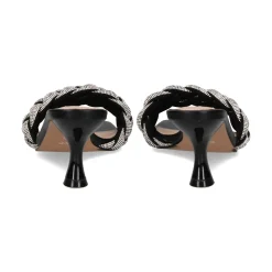 EXE Sandalias con tacón de Mujer JENIFER-040 NEGRO