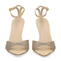 EXE Sandalias con tacón de Mujer JOY-625 ORO
