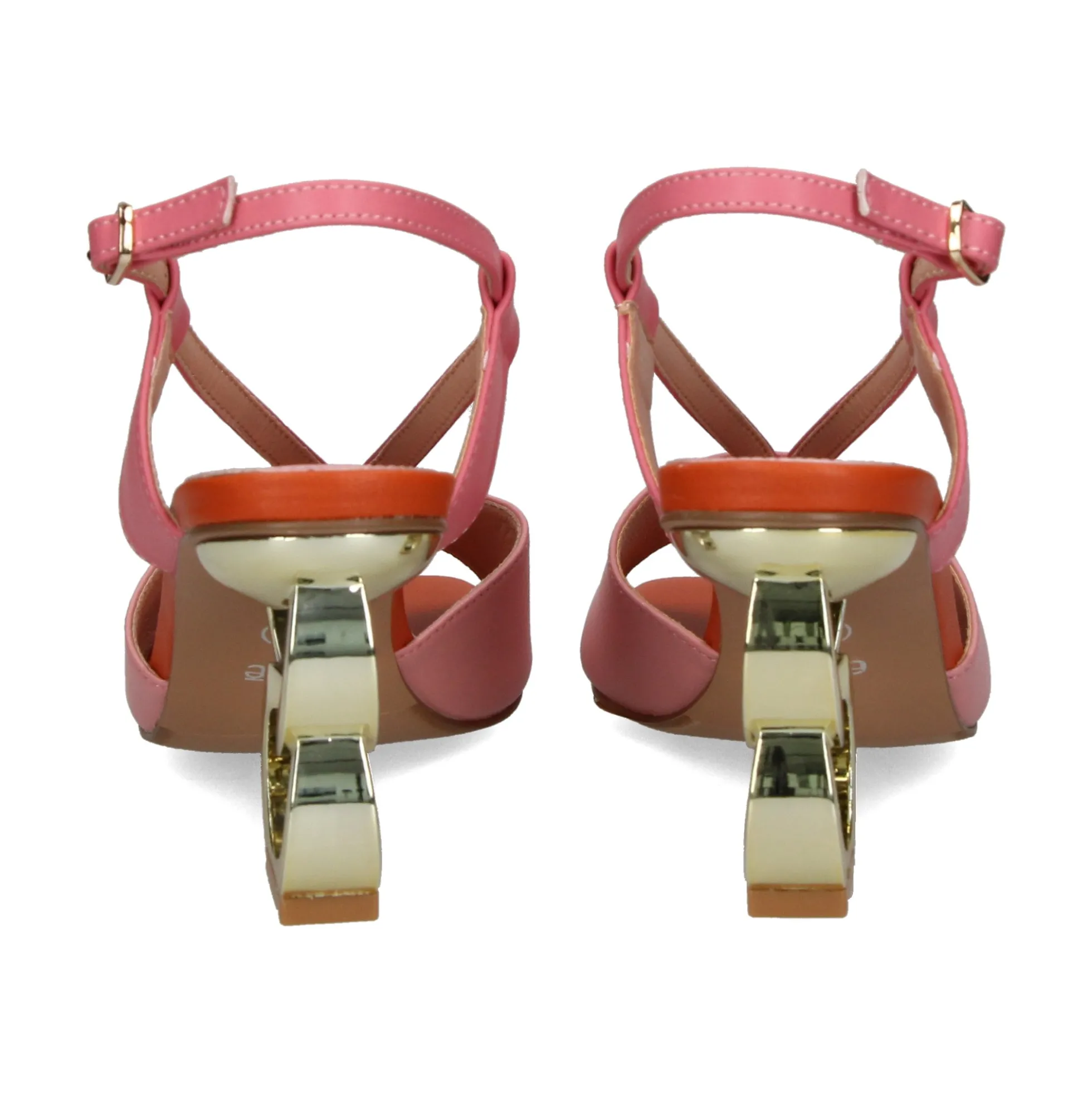 EXE Sandalias con tacón de Mujer LILIAN-164 ROSA