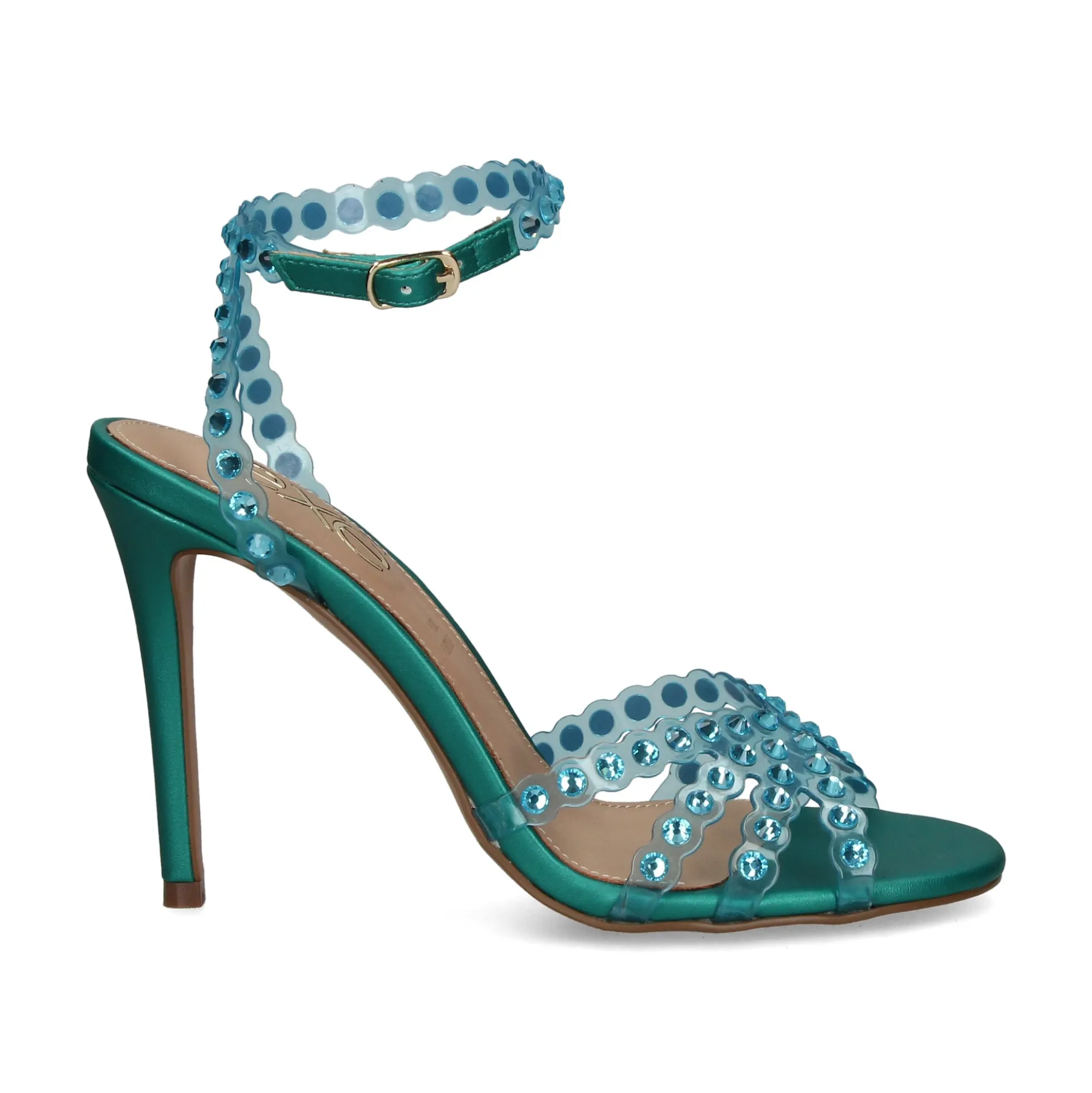 EXE Sandalias con tacón de Mujer JENNY-915 AGUA