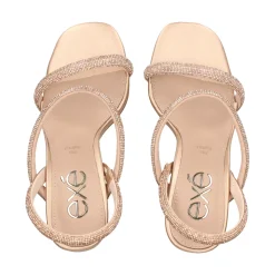 EXE Sandalias cuña de Mujer MAGGIE-834 PINK GOLD