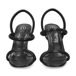 EXE Sandalias cuña de Mujer MAGGIE-834 NEGRO