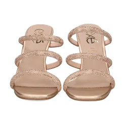 EXE Sandalias cuña de Mujer MAGGIE-822 PINK GOLD